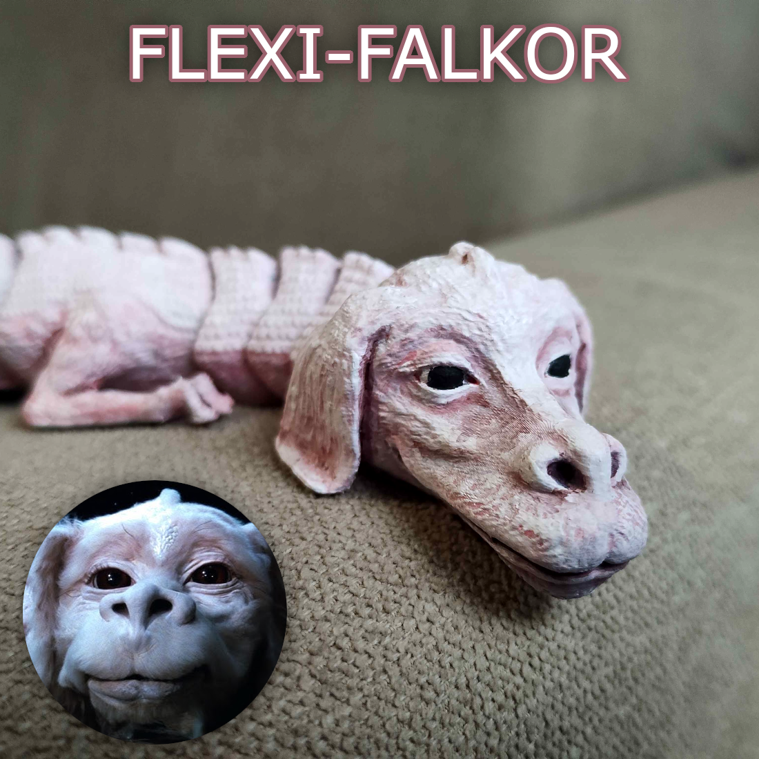Unpainted Articulated Falkor