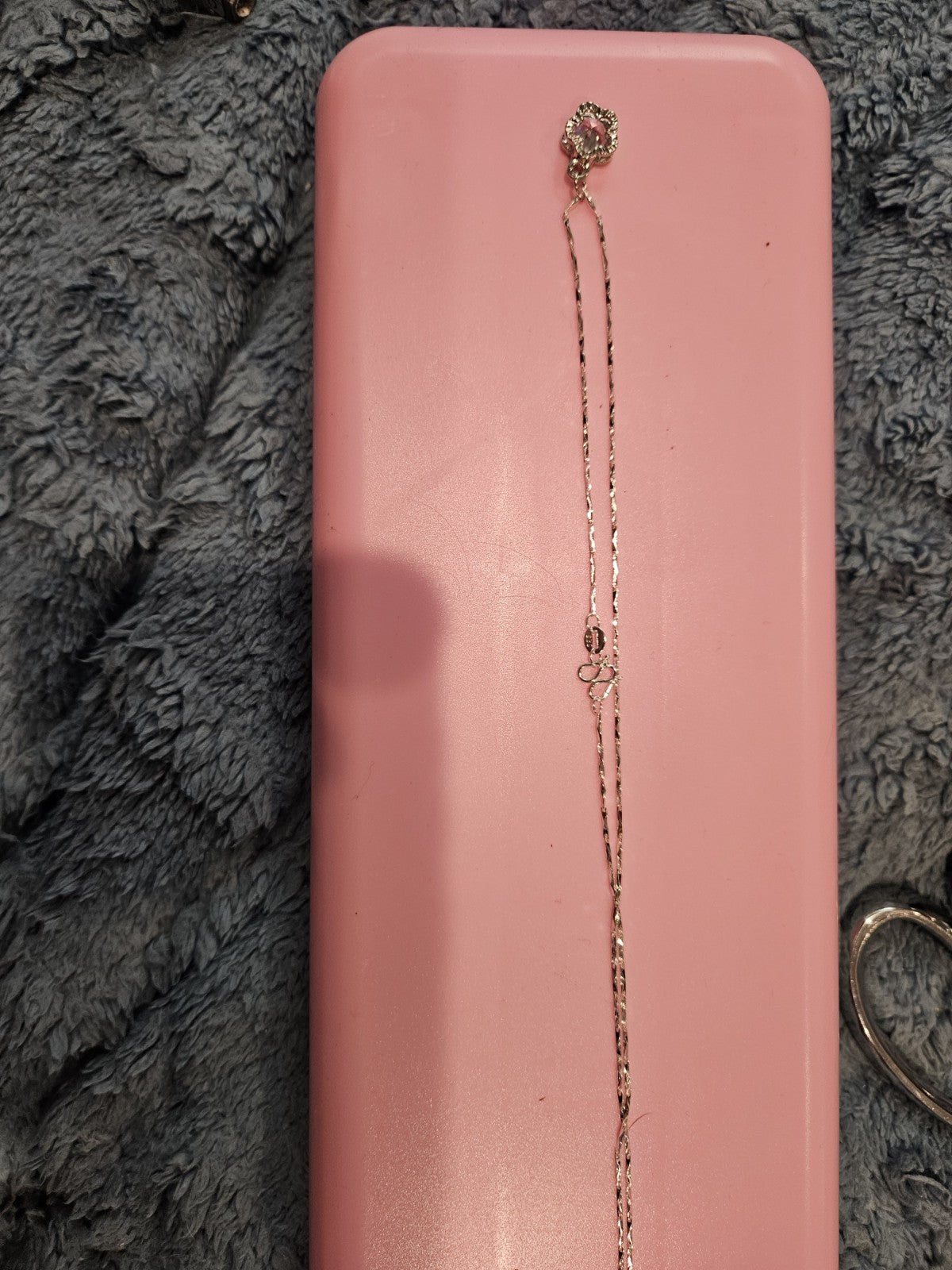 sterling silver necklace with pendant