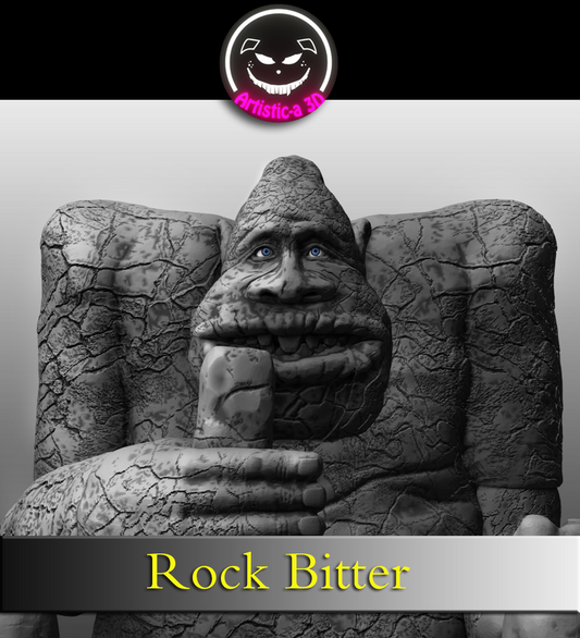 Unpainted Rockbiter Eating about 5inches