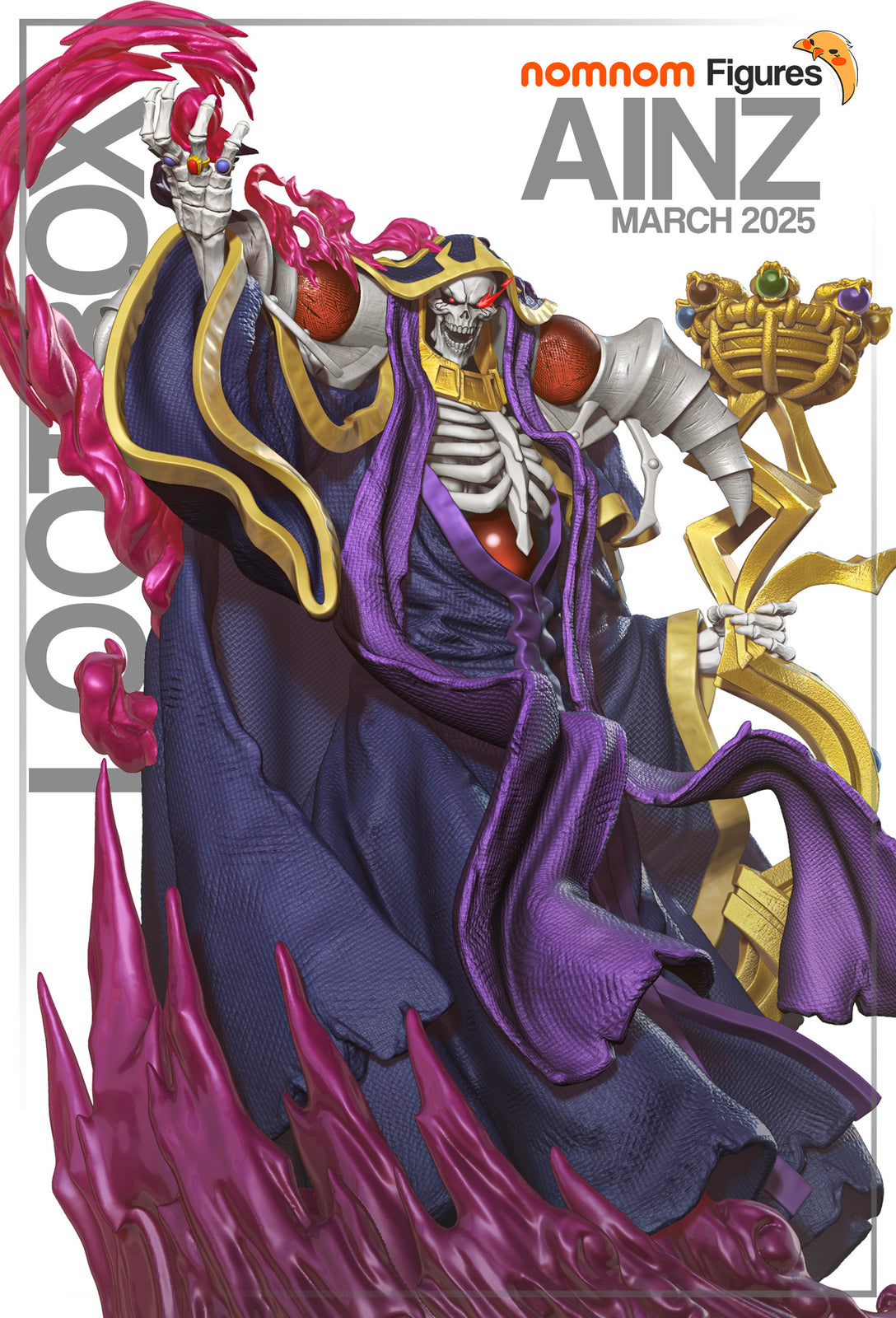 Unpainted Ainz Ooal Gown Overlord