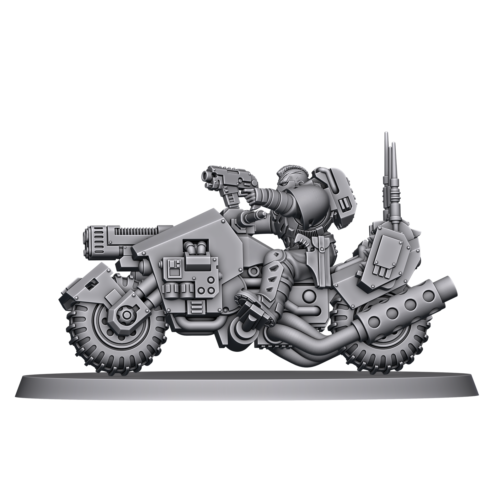 Unpainted Thunder Recon Biker