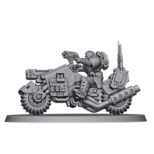 Unpainted Thunder Recon Biker