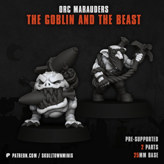 Unpainted Goblin and the Beast