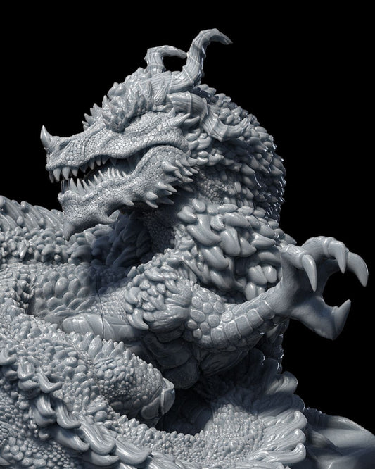 Unpainted Oriental Dragon