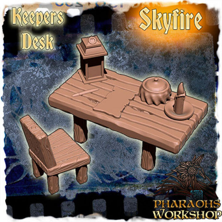Unpainted Lighthouse Keepers Desk
