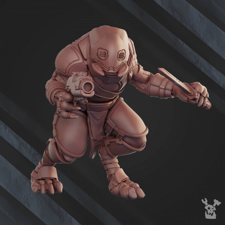 Unpainted Primitive Hunters Tribe Unit