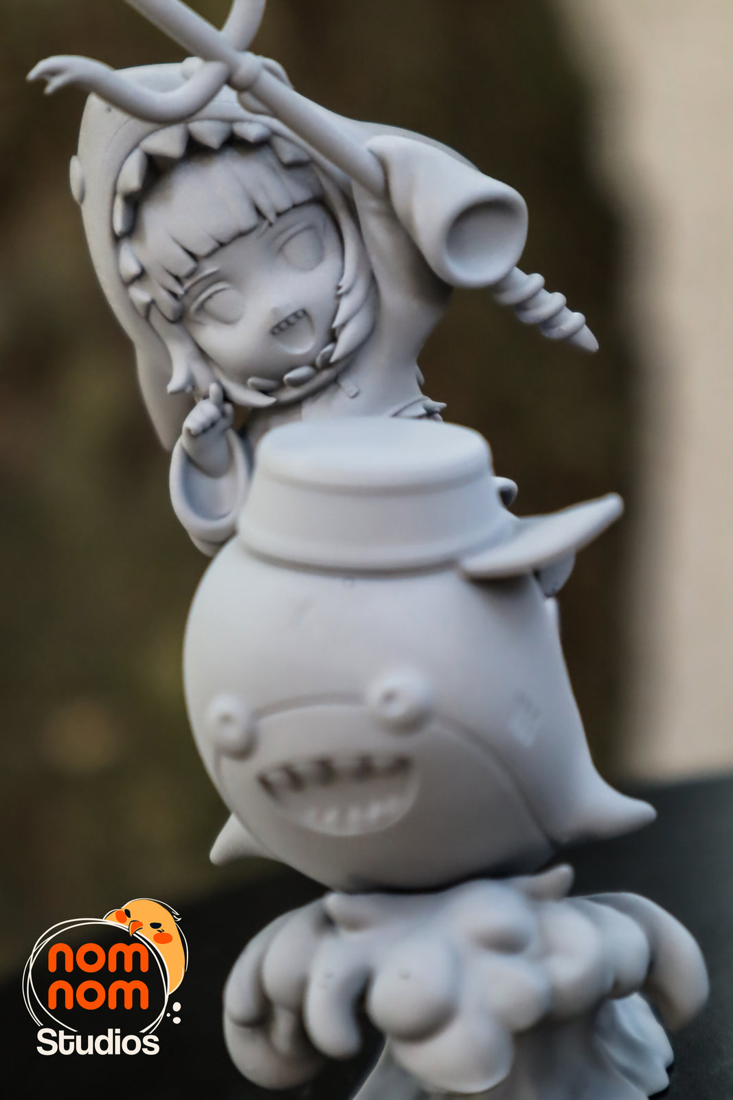 Unpainted Nom Nom Gawr Gura