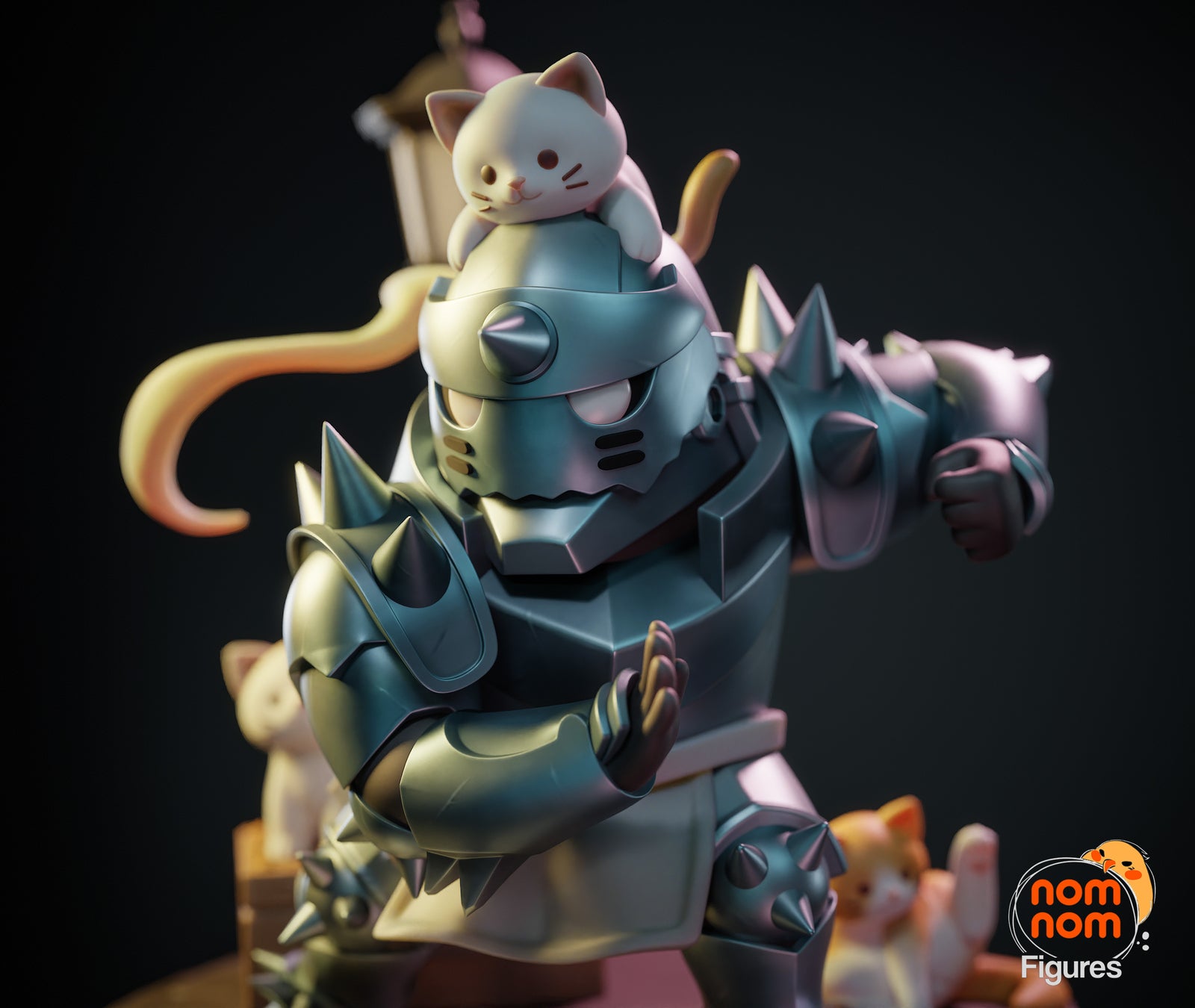 Unpainted Nom Nom Chibi Alophonse Elric FMA