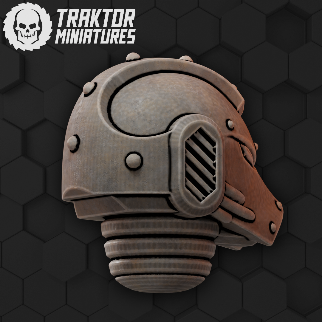 Unpainted MK Hex Helmet