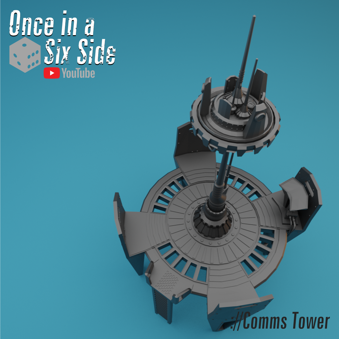 Unpainted Comms Tower