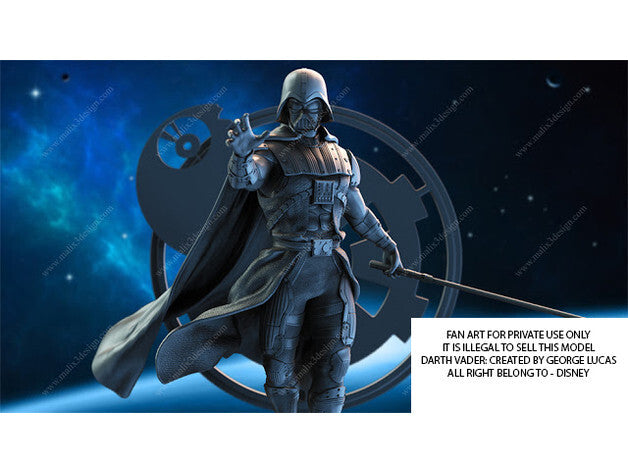 Unpainted Darth Vader and Anakin