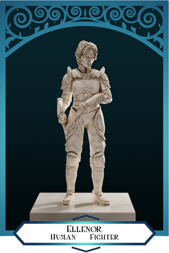 Unpainted Standing Woman