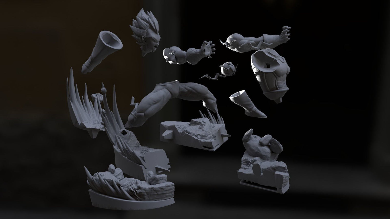 Unpainted Vegeta
