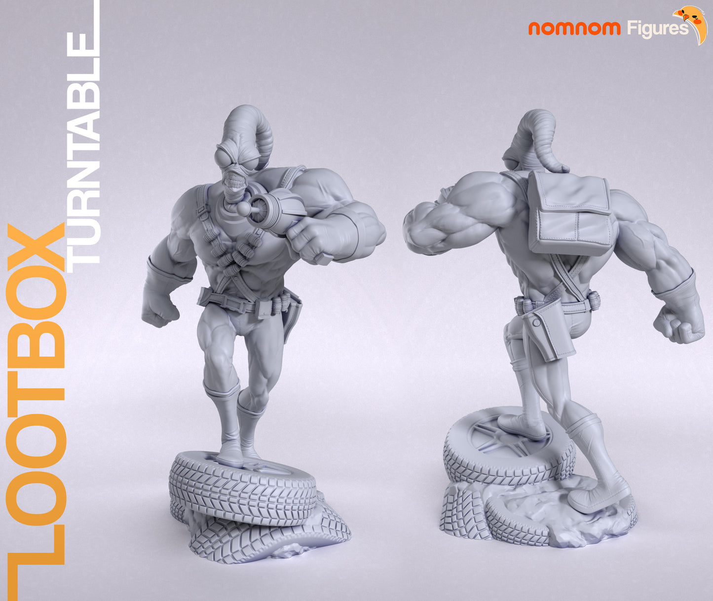 Unpainted Nom Nom Earthworm Jim
