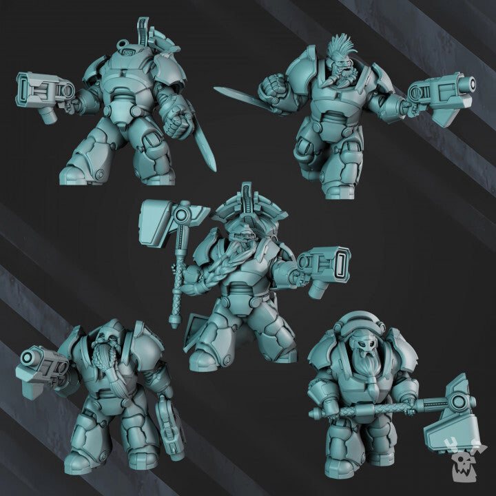 Unpainted Black Mountain Guardians