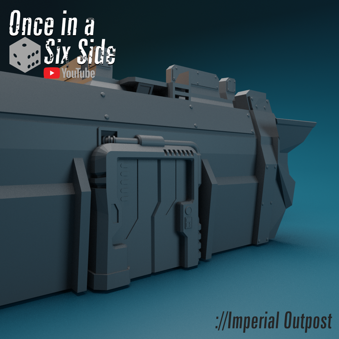 Unpainted Imperial Outpost