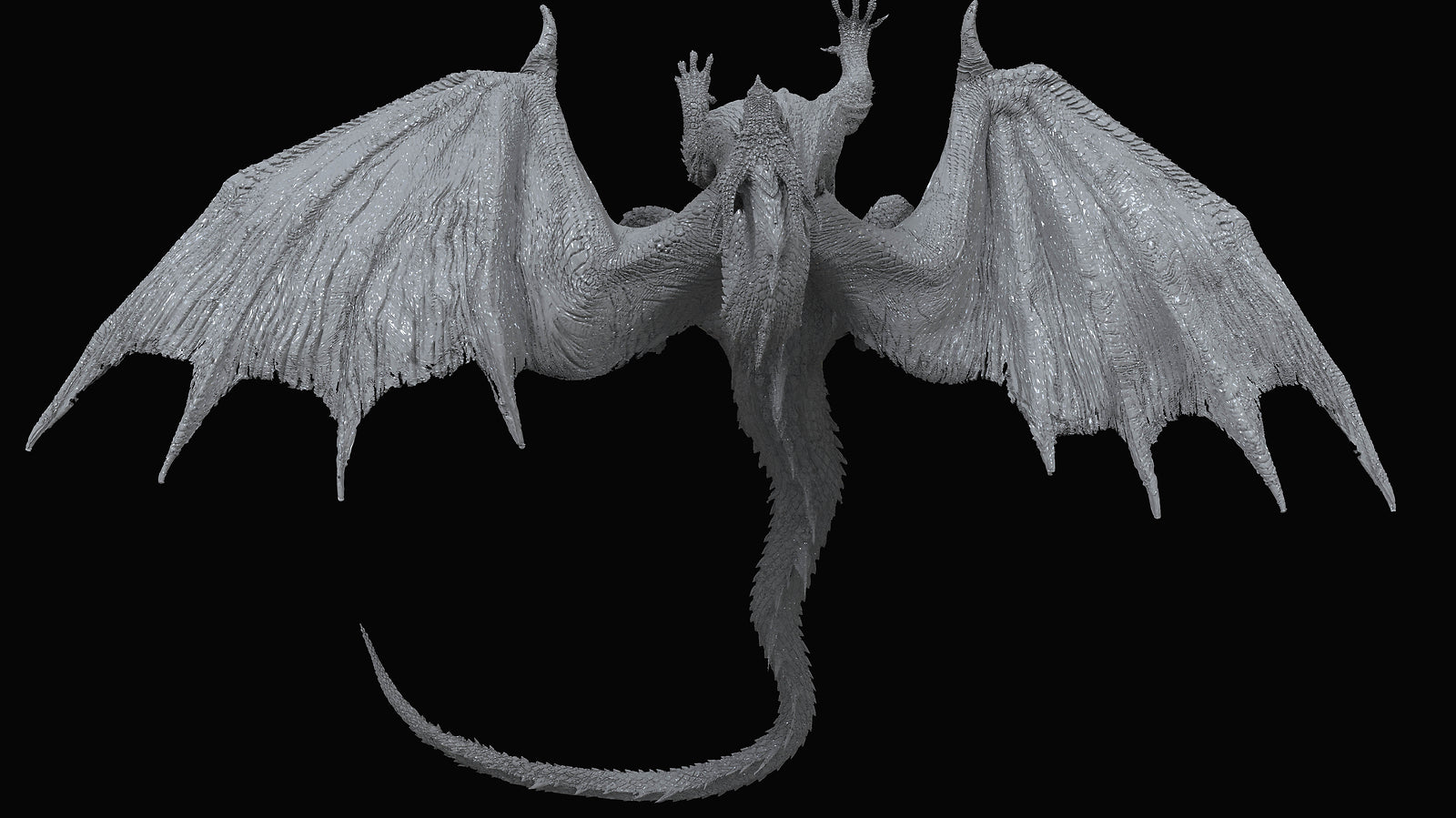 Unpainted Monster Hunter World Fatalis