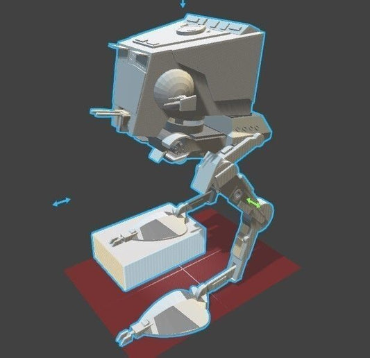 Unpainted Star wars AT-ST