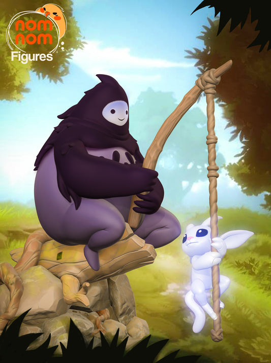 Unpainted Ori and Naru Ori and the Blind Forrest