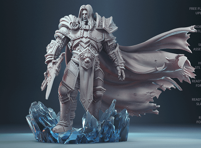Unpainted Arthas