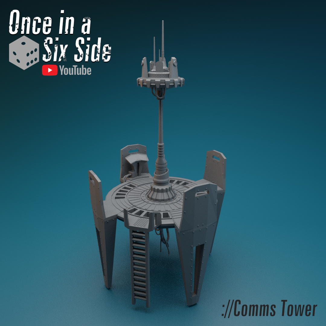 Unpainted Comms Tower