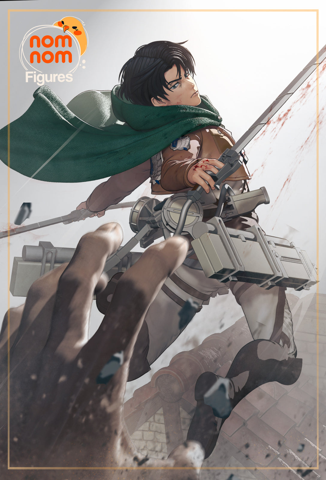Unpainted Levi - Attack on Titan Model and Bust