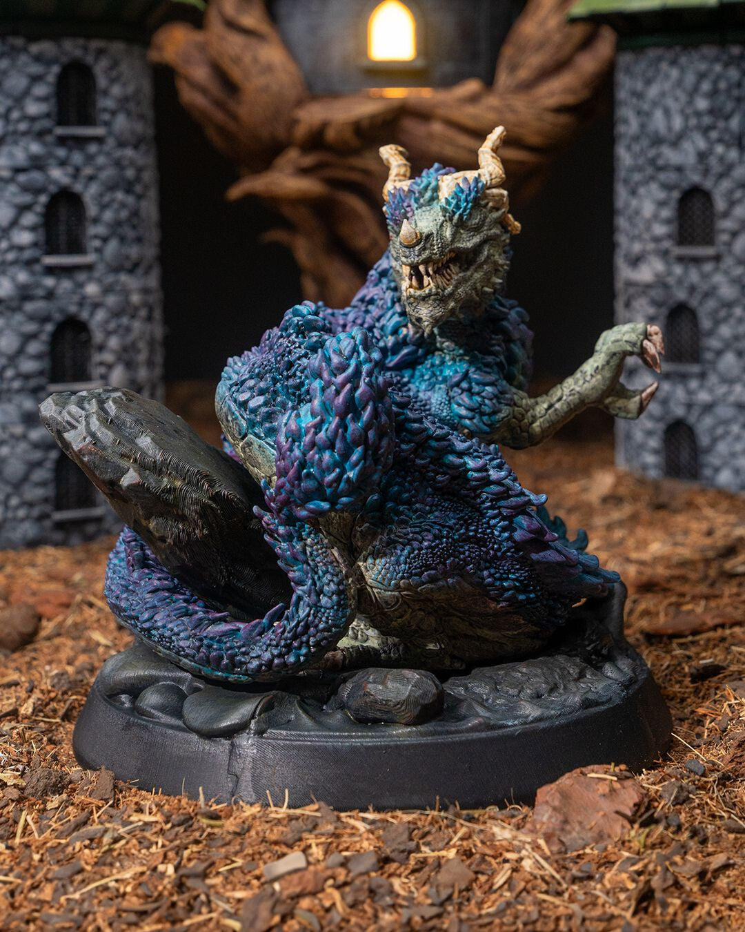 Unpainted Oriental Dragon