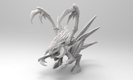 Unpainted StarCraft2 Zergling