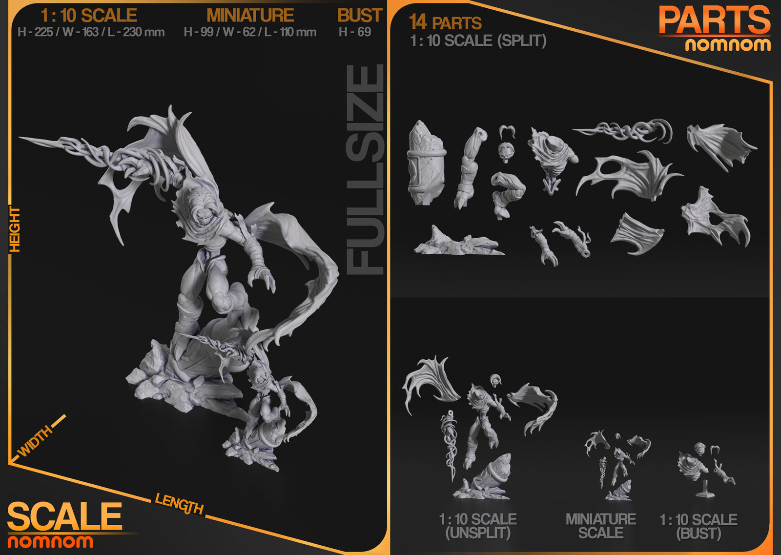 Unpainted Raziel Nom Nom