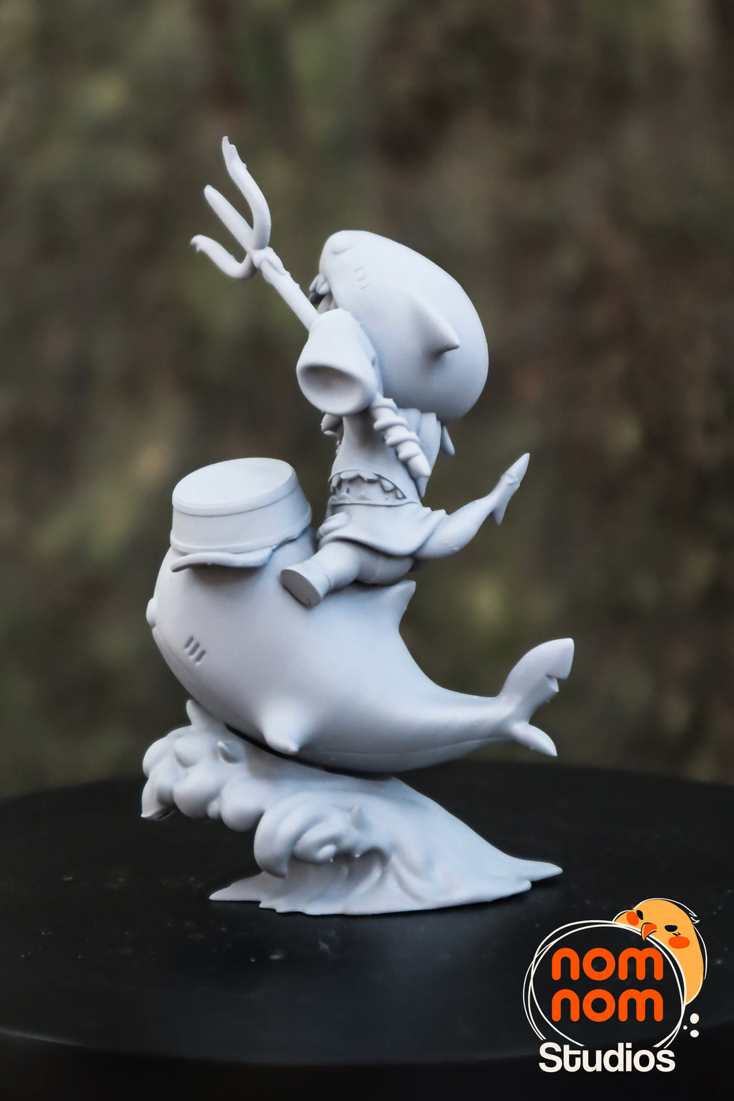 Unpainted Nom Nom Gawr Gura