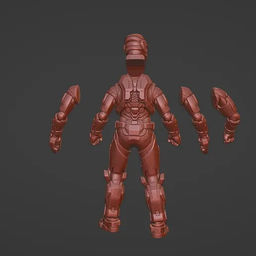 Unpainted Multi Pose H Reach