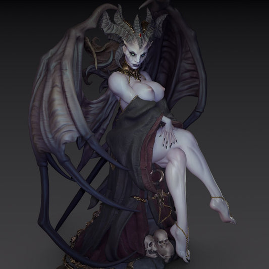 Unpainted Diablo Figure 28 (6”)