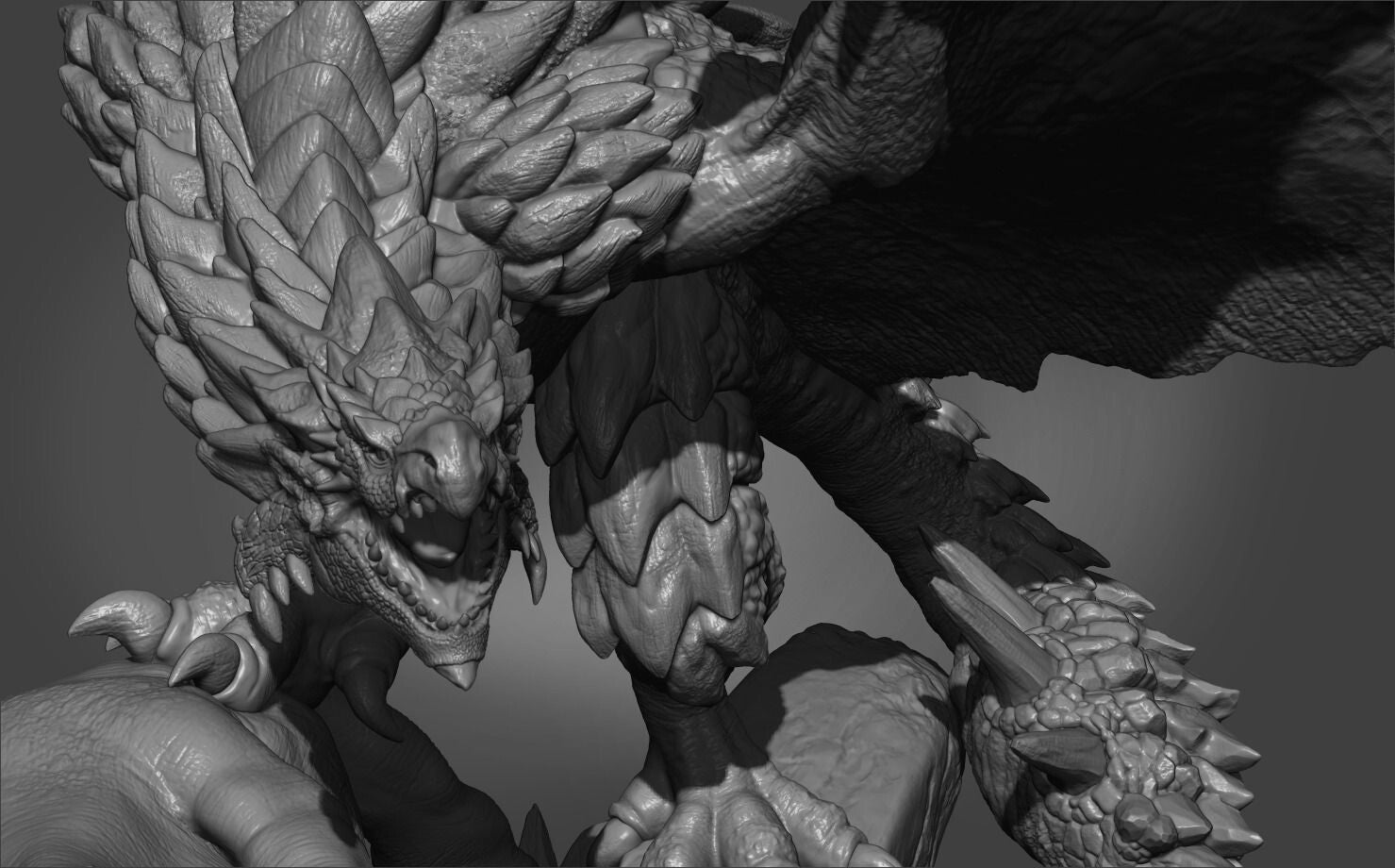 Unpainted Rathalos King of the sky