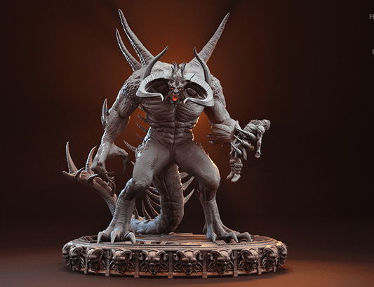 Unpainted Diablo Figure 1 (3”)