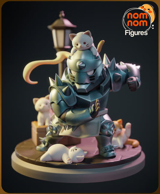 Unpainted Nom Nom Chibi Alophonse Elric FMA