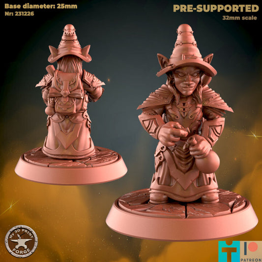 Unpainted Goblin Little Witch Alchemy