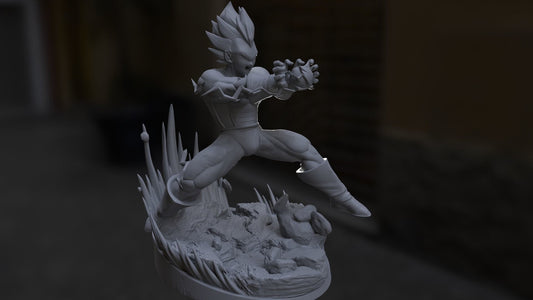 Unpainted Vegeta