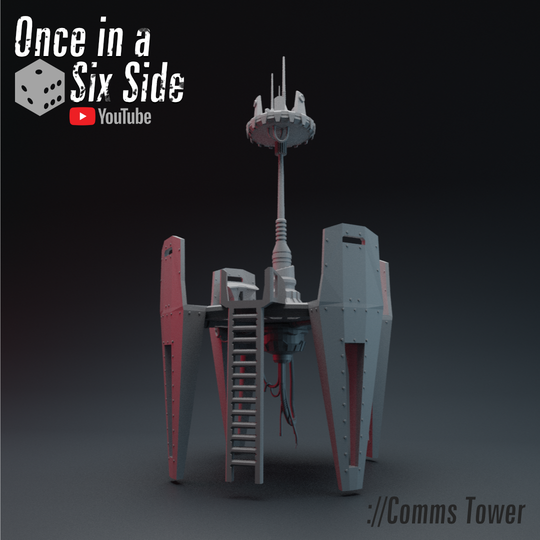 Unpainted Comms Tower