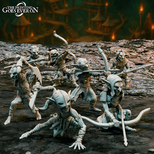 Unpainted Goblin Squad 7 Pack