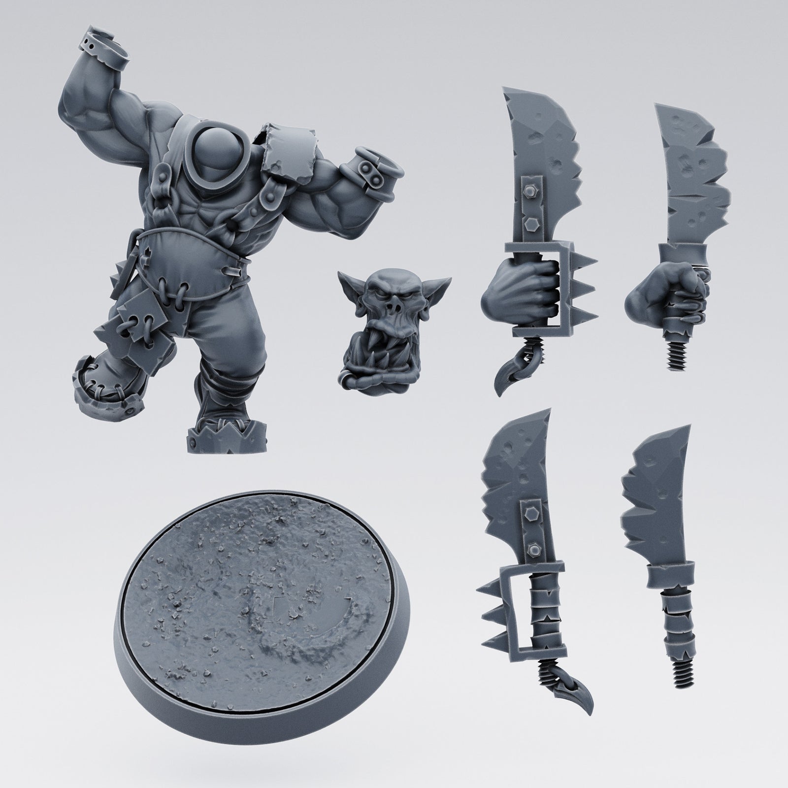 Unpainted Crookkrak the Slasher