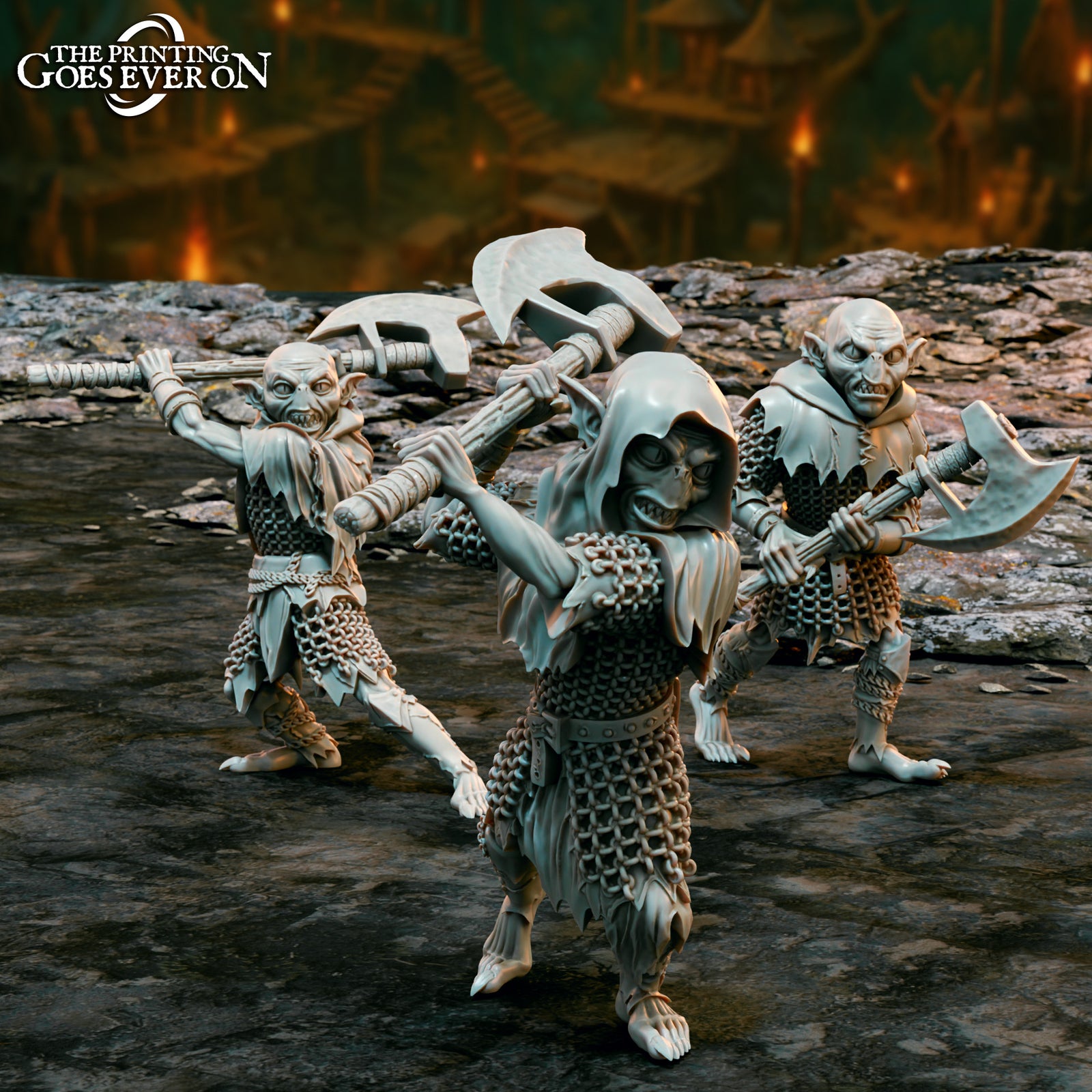 Unpainted Goblin Stalker Pack of 3