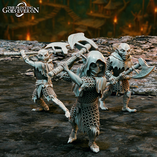 Unpainted Goblin Stalker Pack of 3