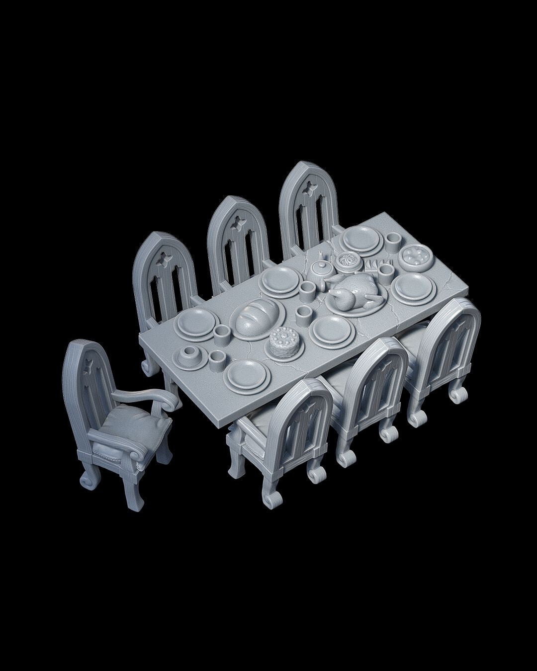 Unpainted Props - The Bestiarium of The Mad Scholar