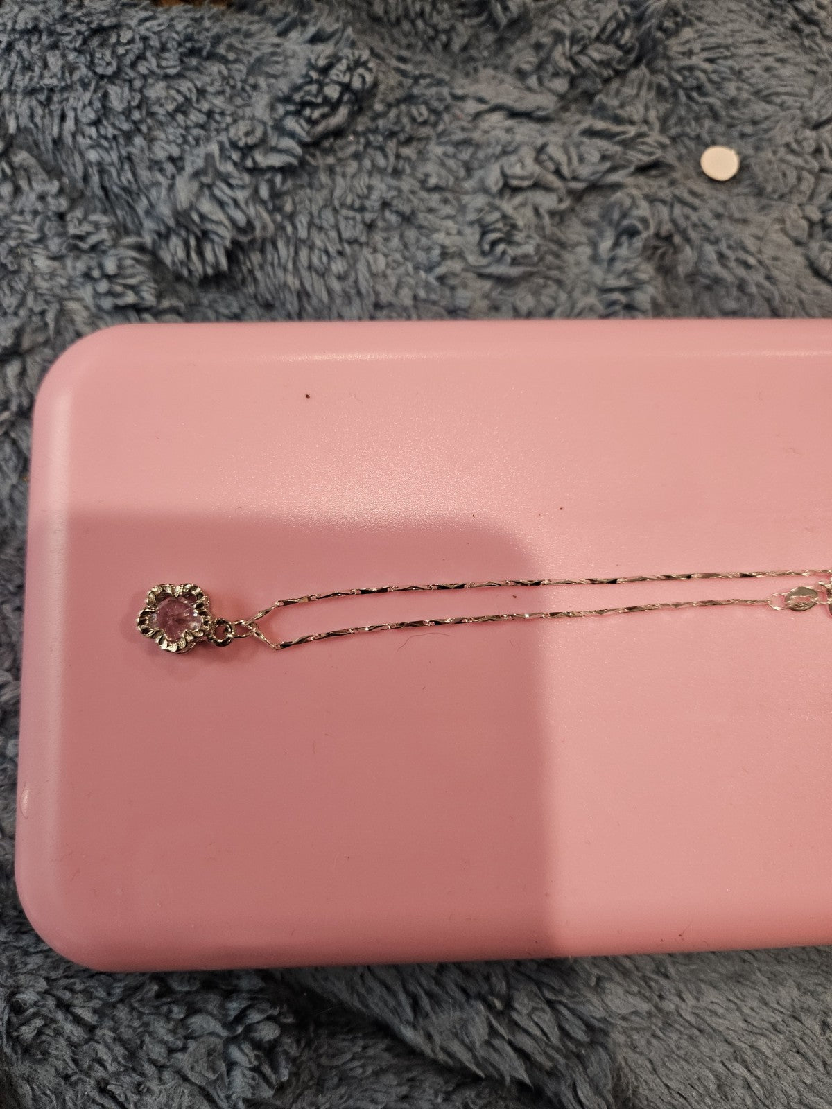 sterling silver necklace with pendant