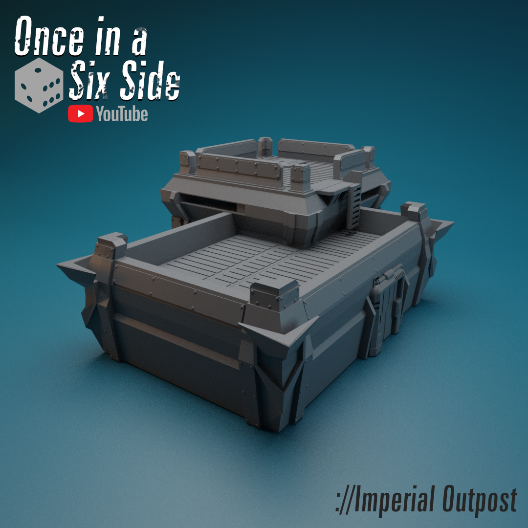 Unpainted Imperial Outpost