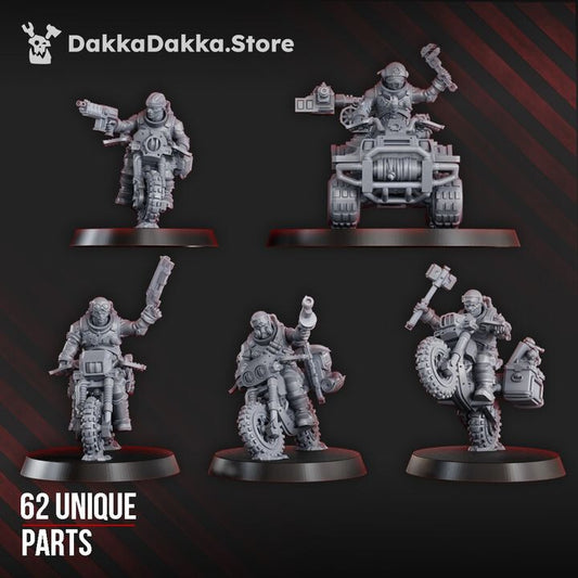 Unpainted Harvesters Angels MC Build Kit