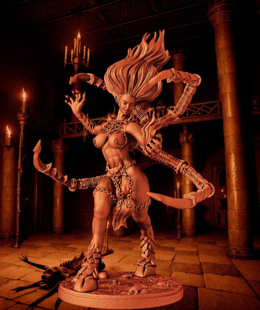 Unpainted Diablo Figure 25