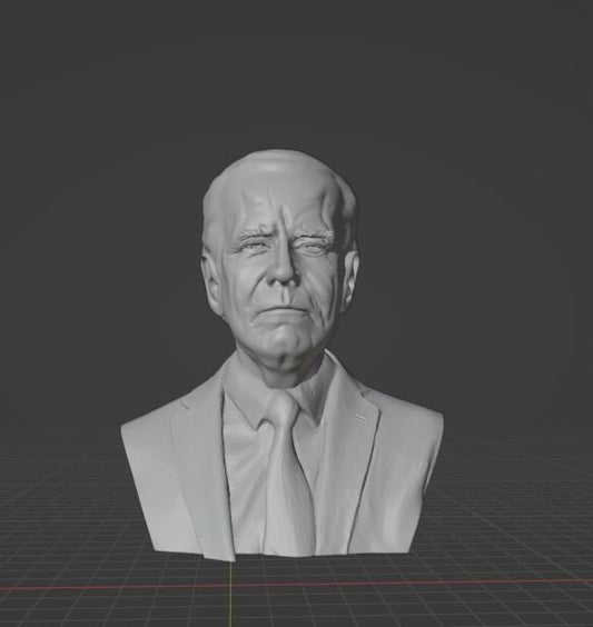 Unpainted Joe Biden Bust