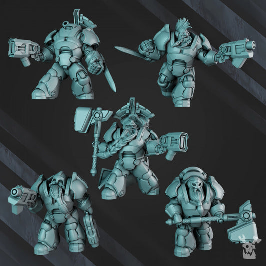 Unpainted Black Mountain Guardians
