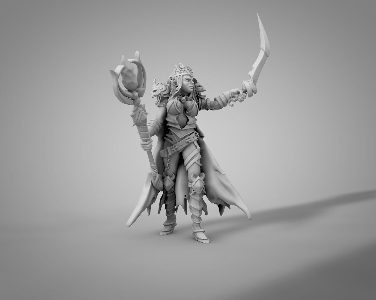 Unpainted Dark Elf